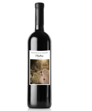 Etiquetas adhesivas botellas vino