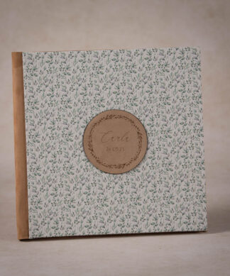 Álbum boda con etiqueta velvet. Todos los materiales