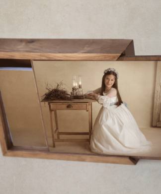 Caja madera con foto