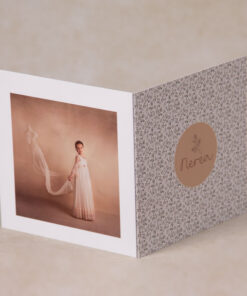 Díptico 15x15 doble cara 800 grs. (Diseño on line)