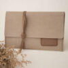 Bolsa Suede para copias 15x20 + etiqueta velvet