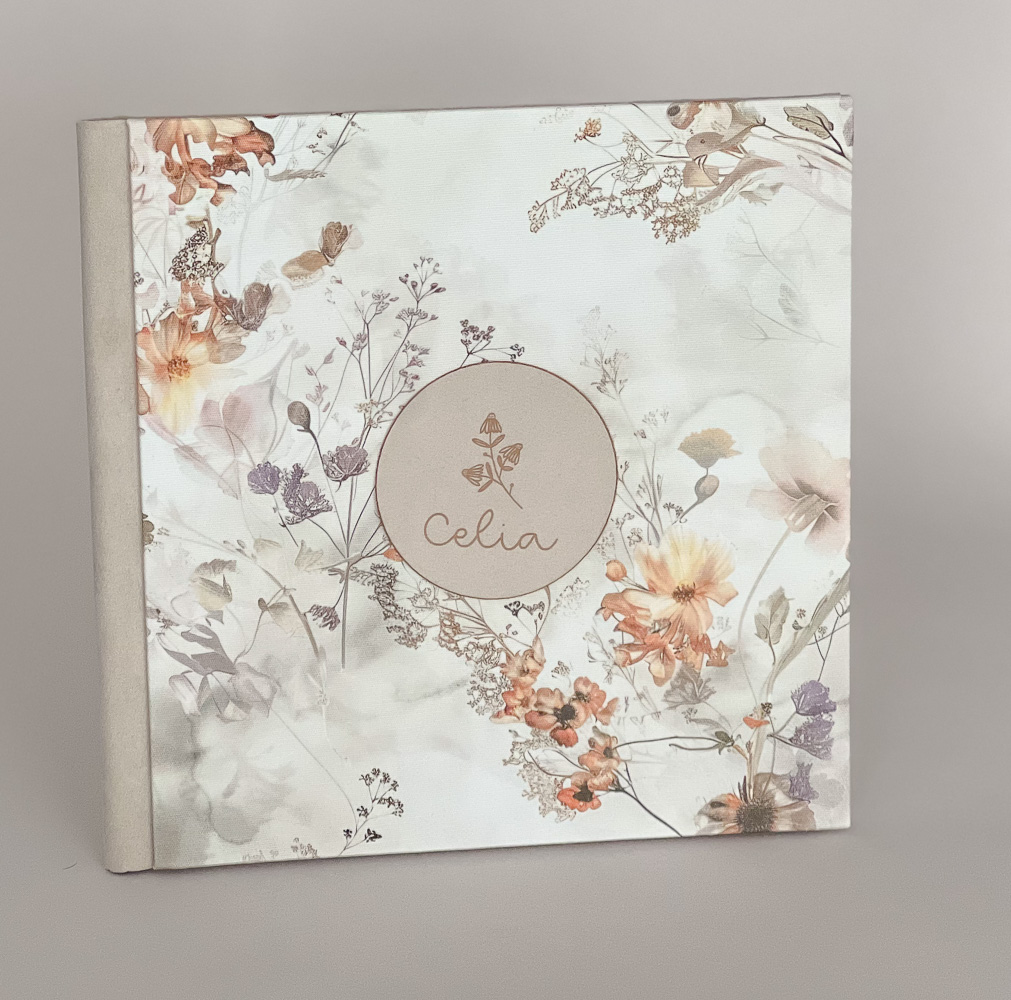 Álbum analógico + etiqueta láser